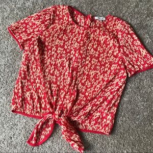 🍎Tie-Detail MADEWELL Top